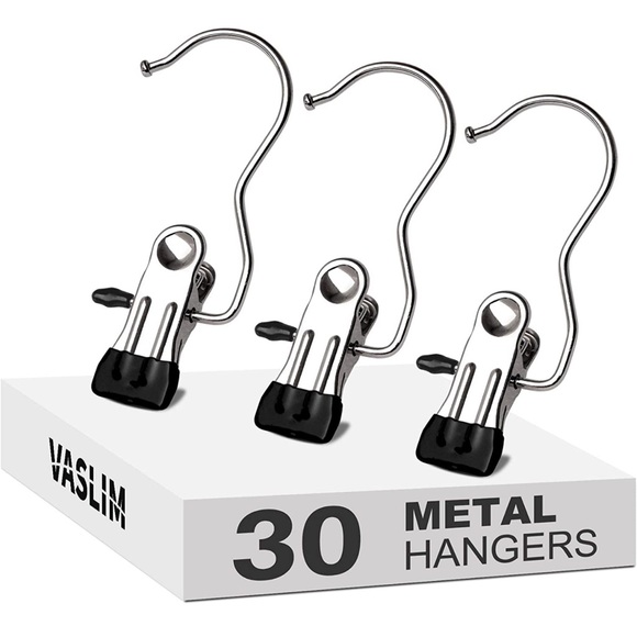 New Vaslim 30 Pack Boot Clip Hangers Multifunctional Single Clip Hangers - Picture 1 of 4
